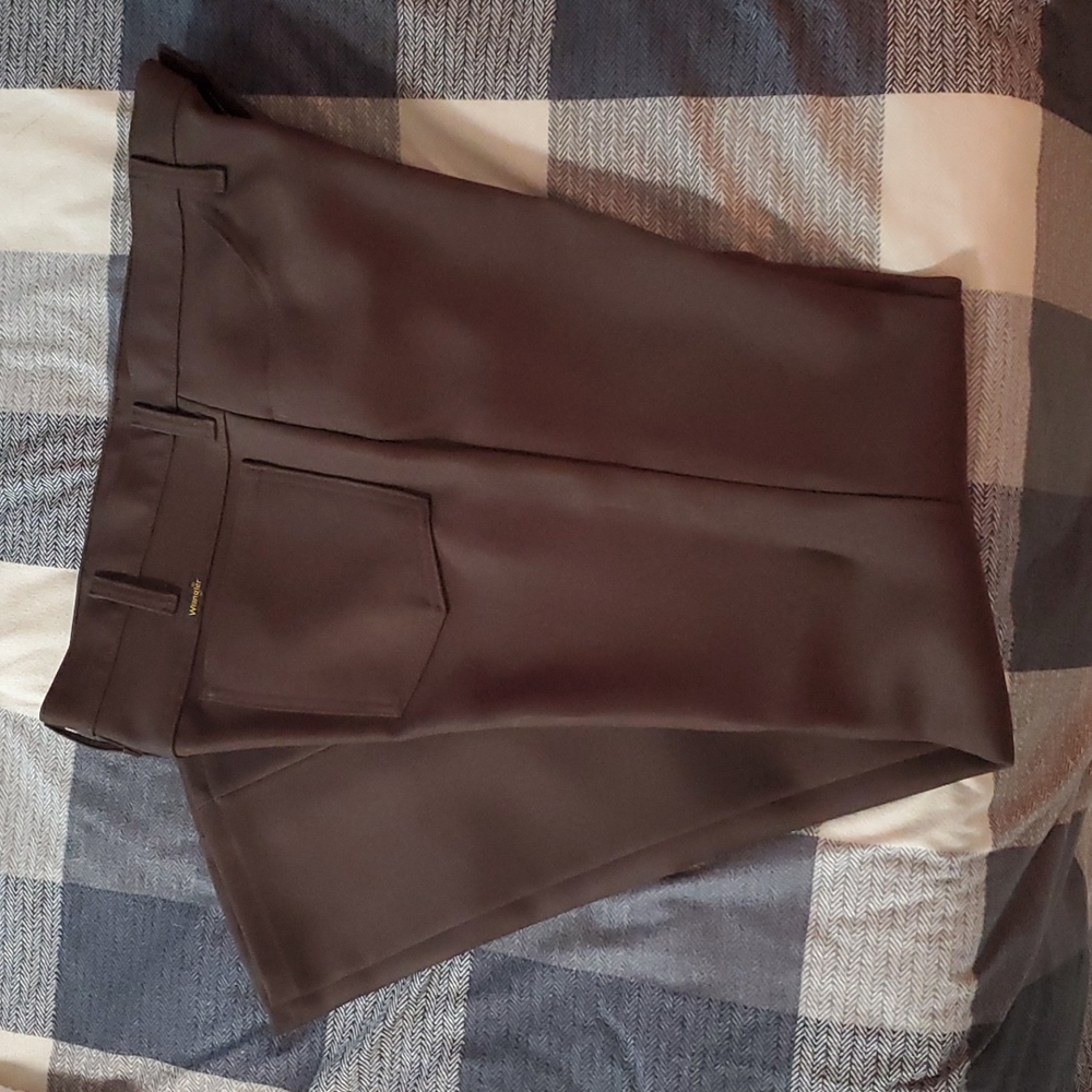 Men's Wrangler Rancher Brown Pants 35x32